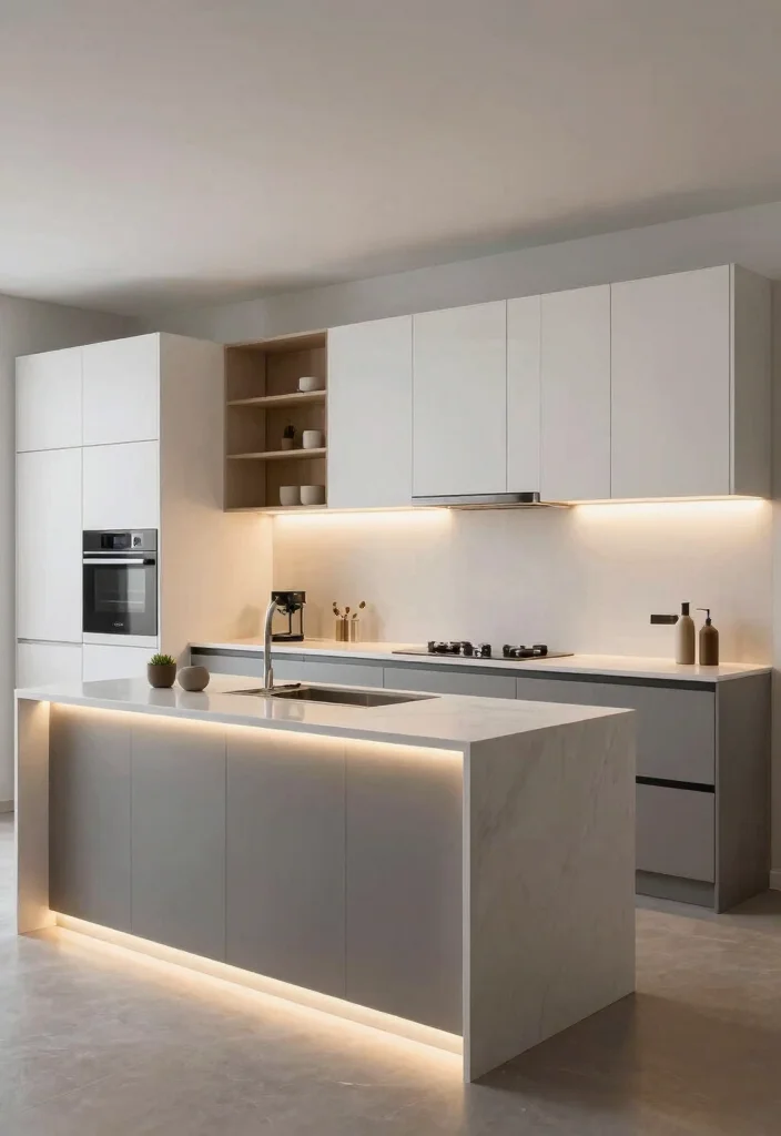 15 Kitchen Island Lighting Modern Ideas With Contemporary Glow 14 15 Kitchen Island Lighting Modern Ideas With Contemporary Glow - 14. LED Strip Lighting for Accents 1