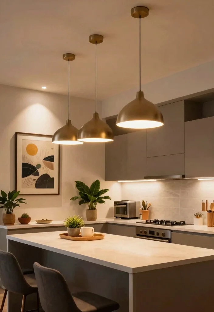 15 Kitchen Island Lighting Modern Ideas With Contemporary Glow 9 15 Kitchen Island Lighting Modern Ideas With Contemporary Glow - 9. Multi-Layered Lighting 1