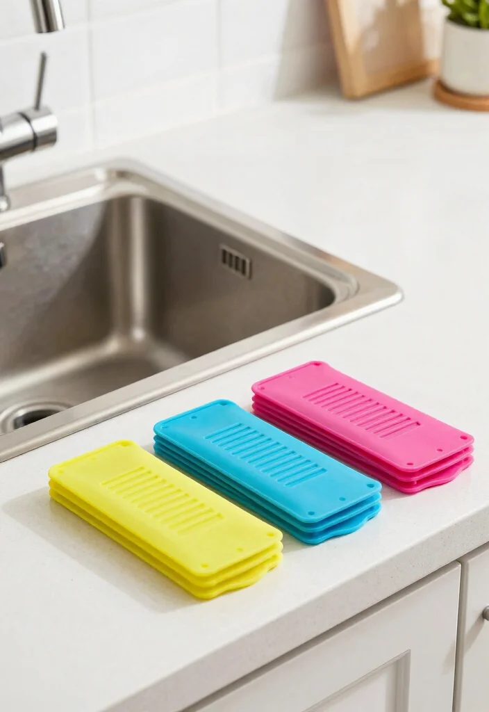 15 Kitchen Sink Organizer Ideas That Keep It Tidy - 10. Collapsible Sink Accessories 1