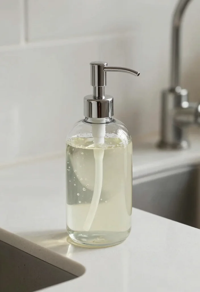 15 Kitchen Sink Organizer Ideas That Keep It Tidy - 9. Eco-Friendly Soap Dispenser 1