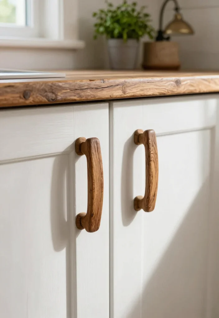 15 Modern Kitchen Cabinet Handles Ideas That Upgrade Instantly 2 15 Modern Kitchen Cabinet Handles Ideas That Upgrade Instantly - 2. Reclaimed Wood Handles 1