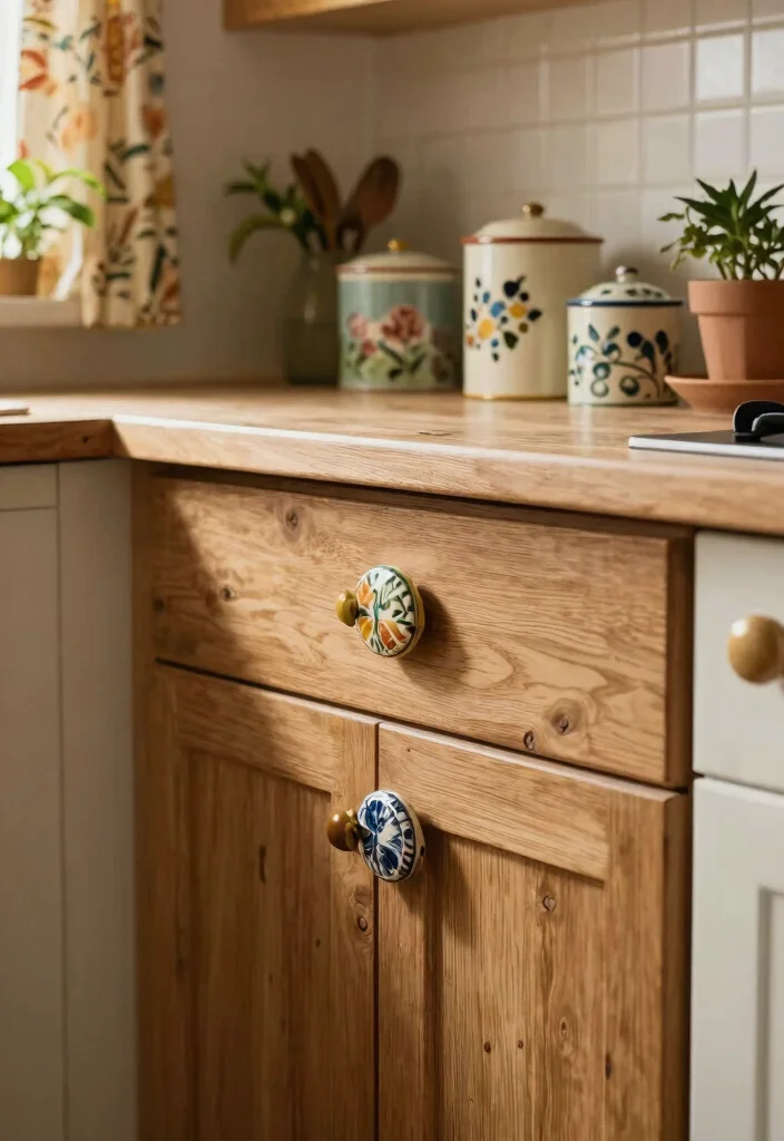 15 Modern Kitchen Cabinet Handles Ideas That Upgrade Instantly 4 15 Modern Kitchen Cabinet Handles Ideas That Upgrade Instantly - 4. Vintage-Inspired Ceramic Handles 1