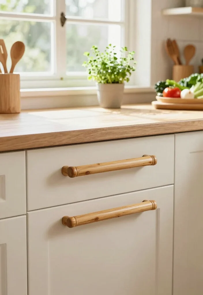 15 Modern Kitchen Cabinet Handles Ideas That Upgrade Instantly 5 15 Modern Kitchen Cabinet Handles Ideas That Upgrade Instantly - 5. Eco-Friendly Bamboo Handles 1
