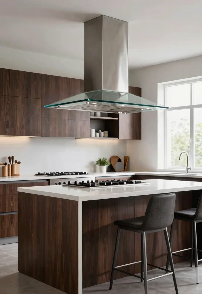 15 Modern Kitchen Hood Ideas With Sleek Design 2 15 Modern Kitchen Hood Ideas With Sleek Design - 2. Island Range Hoods 1