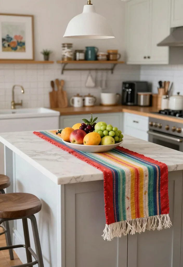 15 Small Island Kitchen Ideas That Improve Flow - 11. Decorative Elements 1