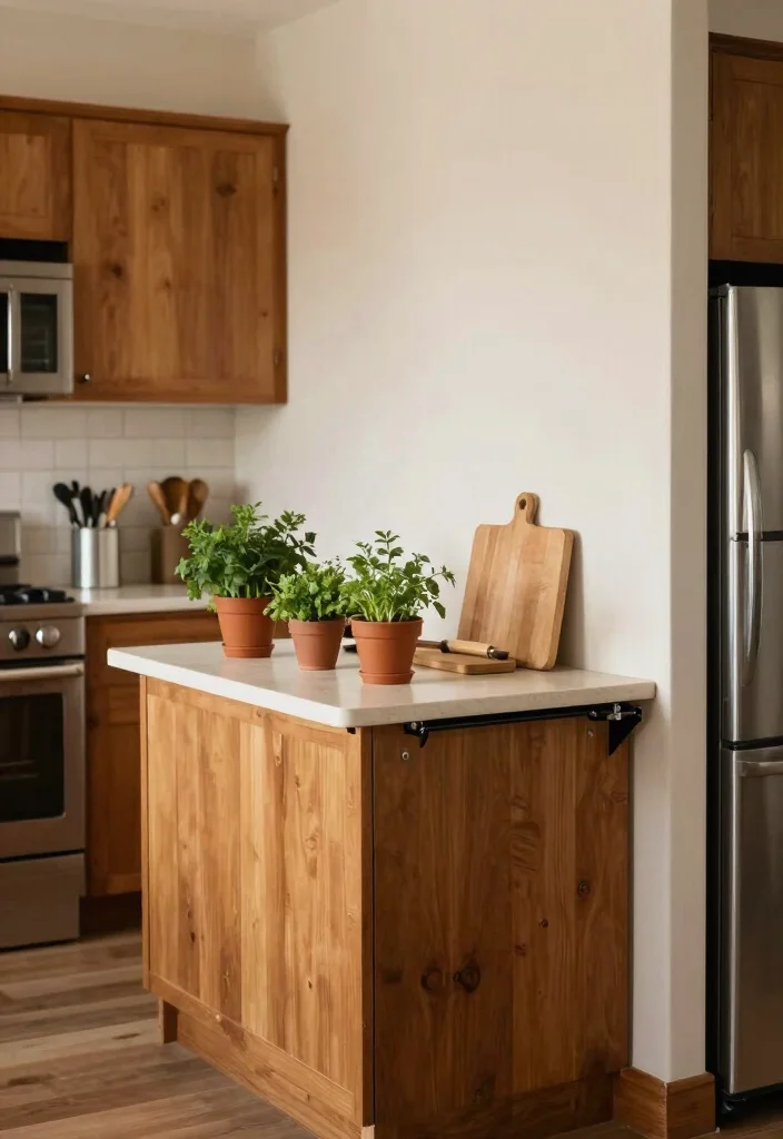 15 Small Island Kitchen Ideas That Improve Flow - 2. Tuck-Away Solutions 1