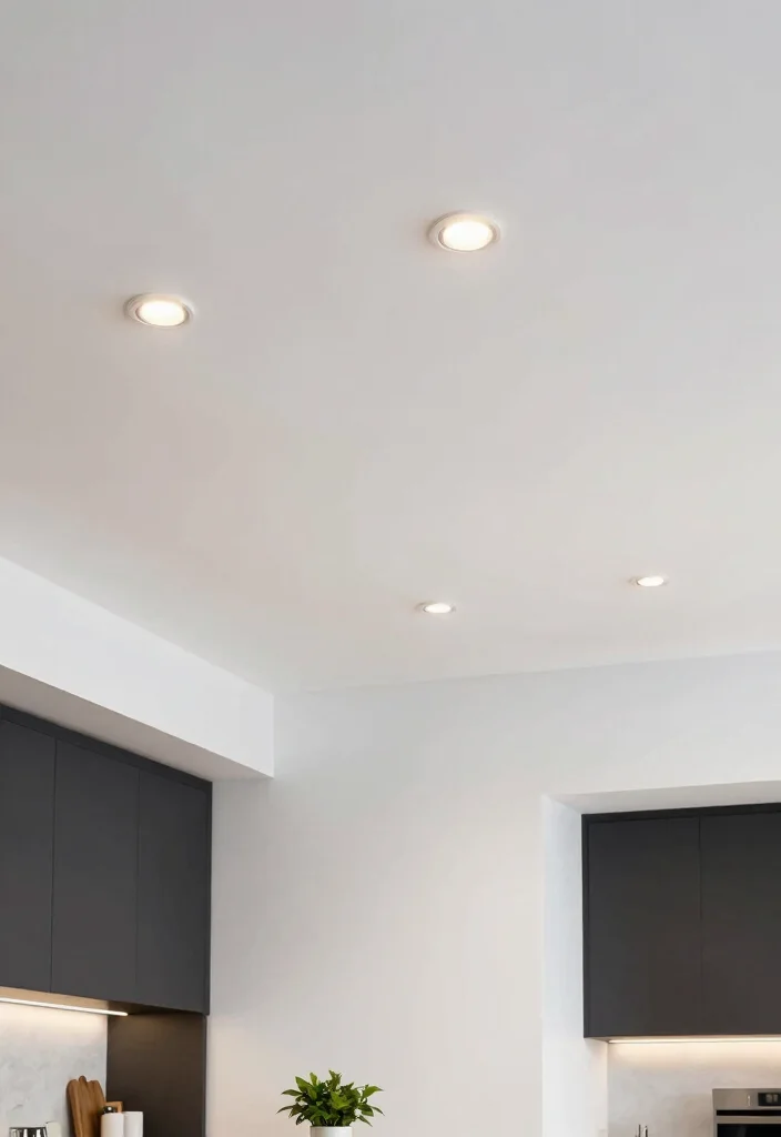 15 Small Kitchen Lighting Ideas That Brighten Smartly 5 15 Small Kitchen Lighting Ideas That Brighten Smartly - 5. Unique Recessed Lighting 1