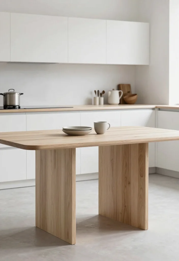 15 Small Kitchen Tables Ideas That Maximize Layout 14 15 Small Kitchen Tables Ideas That Maximize Layout - 14. Minimalist Scandinavian Table 1