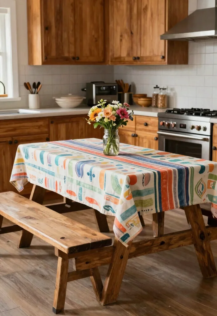 15 Small Kitchen Tables Ideas That Maximize Layout 7 15 Small Kitchen Tables Ideas That Maximize Layout - 7. Indoor Picnic Table 1