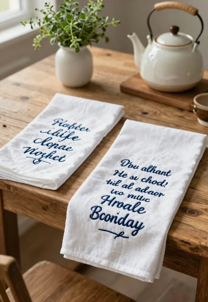 16 Embroidery Kitchen Towels Ideas With Handmade Detail 4 16 Embroidery Kitchen Towels Ideas With Handmade Detail - 4. Inspirational Quotes 1