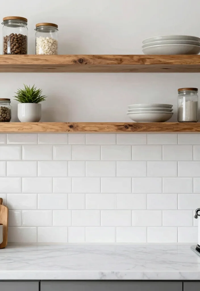 16 Farmhouse Kitchen Backsplash Ideas With Rustic Charm - 2. Classic Subway Tiles 1