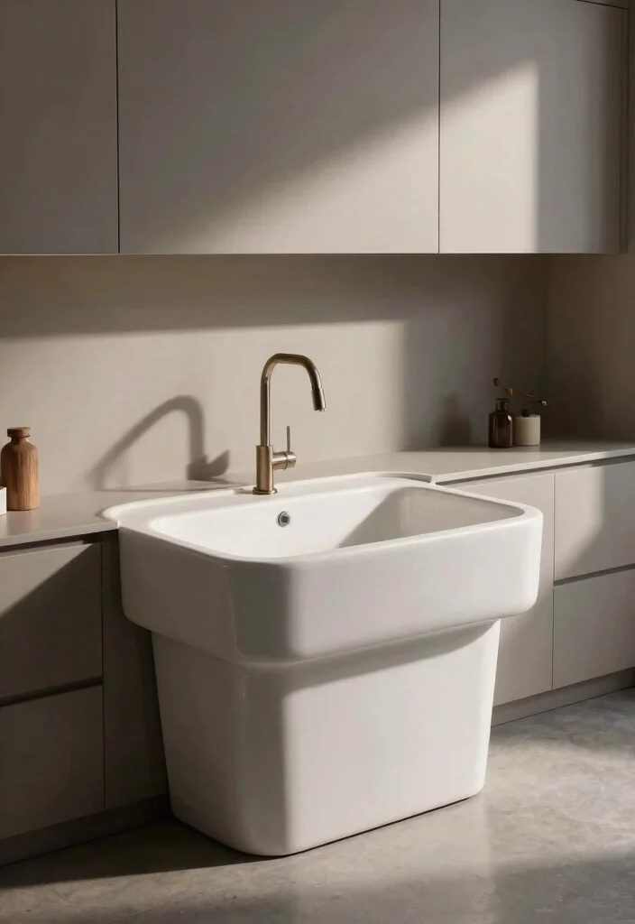 16 Free Standing Kitchen Sink Ideas With Unique Appeal - 13. Sculptural Sink Designs 1