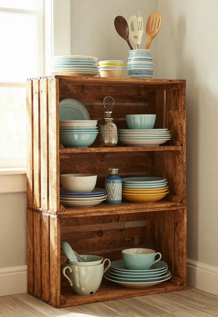 16 Kitchen With Shelves Ideas That Showcase Style 10 16 Kitchen With Shelves Ideas That Showcase Style - 10. Vintage Finds for a Unique Charm 1