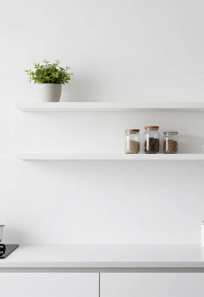 16 Kitchen With Shelves Ideas That Showcase Style 11 16 Kitchen With Shelves Ideas That Showcase Style - 11. Minimalist Designs for Clean Aesthetics 1