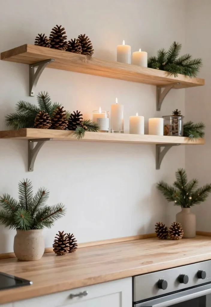 16 Kitchen With Shelves Ideas That Showcase Style 7 16 Kitchen With Shelves Ideas That Showcase Style - 7. Seasonal Displays for a Fresh Look 1