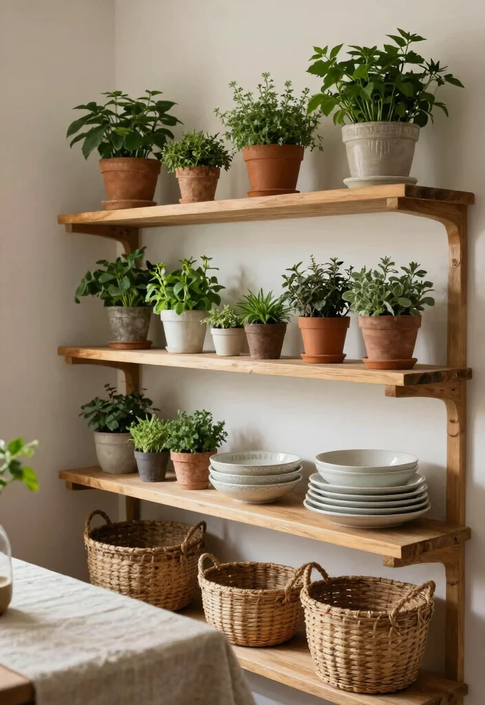 16 Kitchen With Shelves Ideas That Showcase Style 8 16 Kitchen With Shelves Ideas That Showcase Style - 8. Natural Materials for a Warm Feel 1