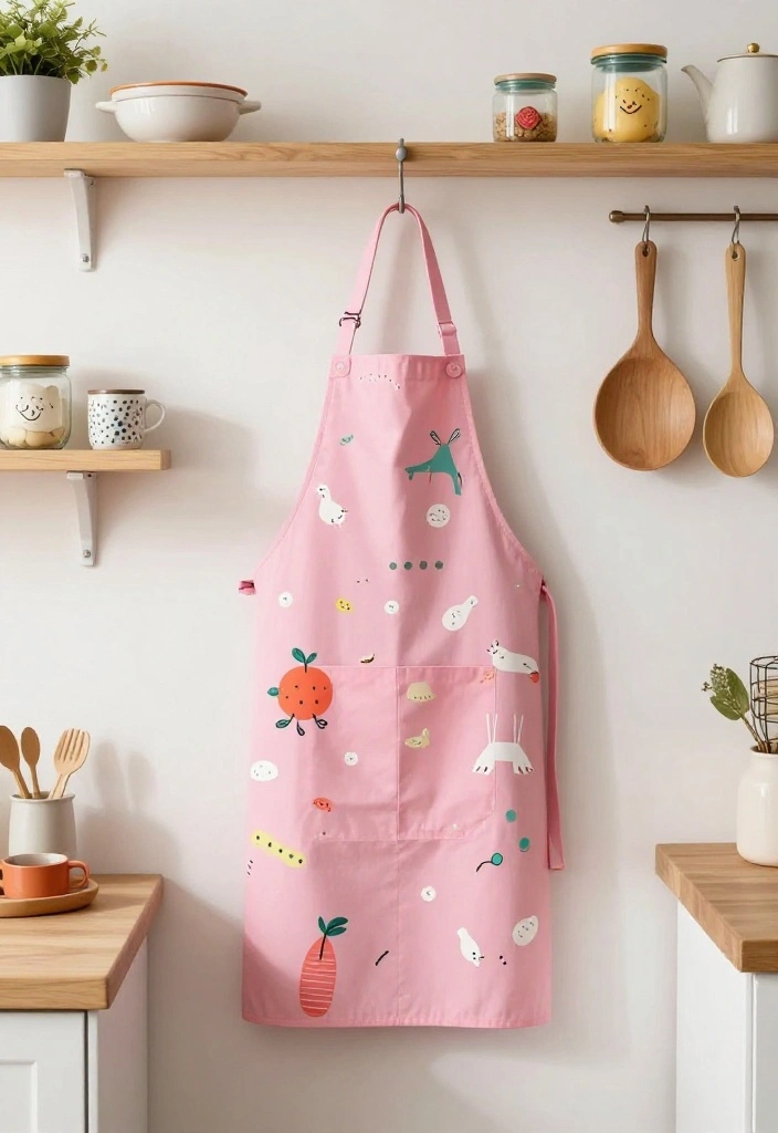 16 Pink Kitchen Appliances Ideas With Playful Pop 16 16 Pink Kitchen Appliances Ideas With Playful Pop - 16. Pink Apron 1