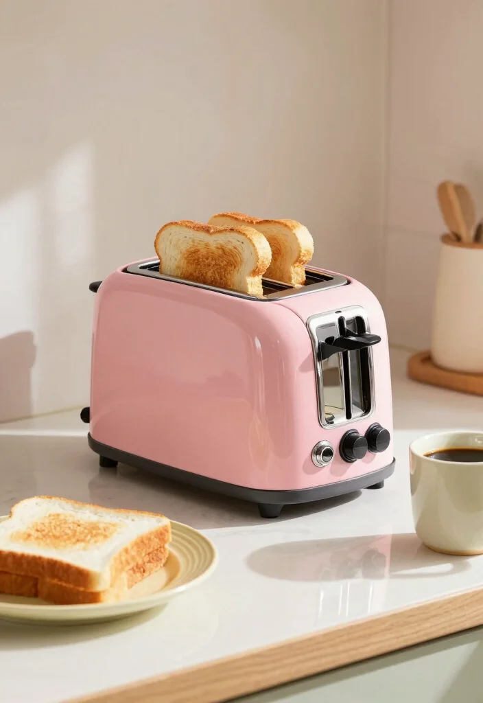 16 Pink Kitchen Appliances Ideas With Playful Pop 2 16 Pink Kitchen Appliances Ideas With Playful Pop - 2. Retro Pink Toaster 1