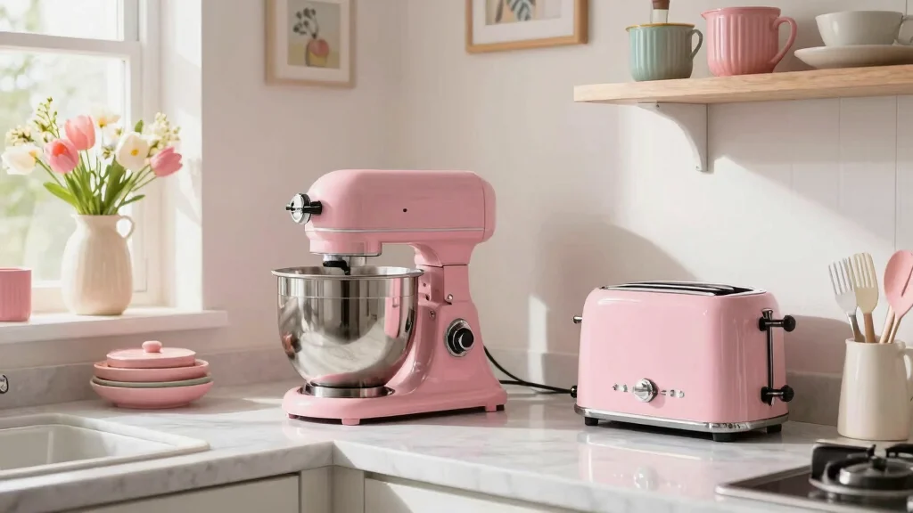 16 Pink Kitchen Appliances Ideas With Playful Pop
