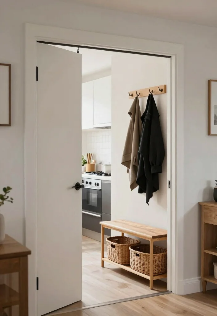 16 Pocket Door Kitchen Ideas That Save Space 11 16 Pocket Door Kitchen Ideas That Save Space - 11. Welcoming Entryway 1