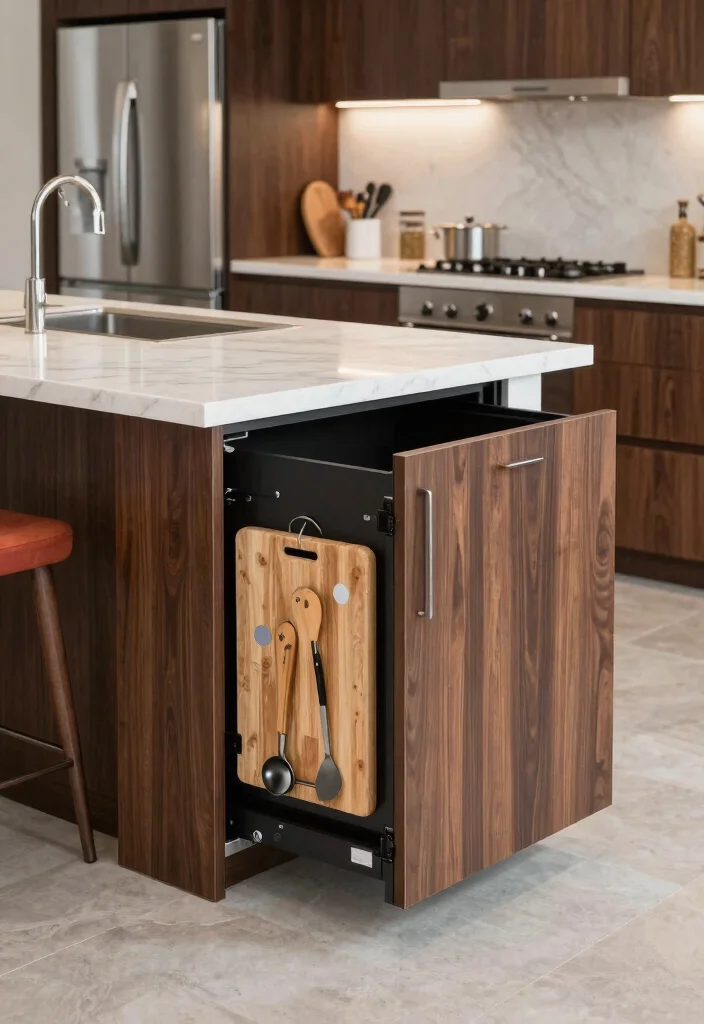 16 Pocket Door Kitchen Ideas That Save Space 2 16 Pocket Door Kitchen Ideas That Save Space - 2. Multi-Functional Kitchen Island 1