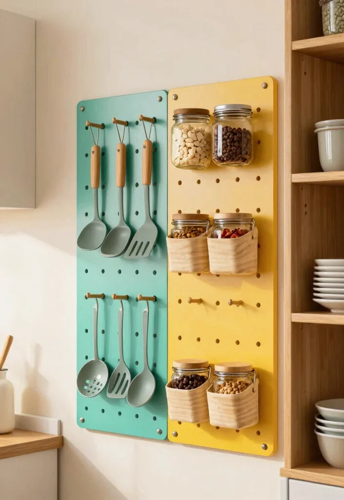 16 Small Kitchen Pantry Ideas That Feel Surprisingly Spacious 11 16 Small Kitchen Pantry Ideas That Feel Surprisingly Spacious - 11. Pegboard for Versatile Storage 1