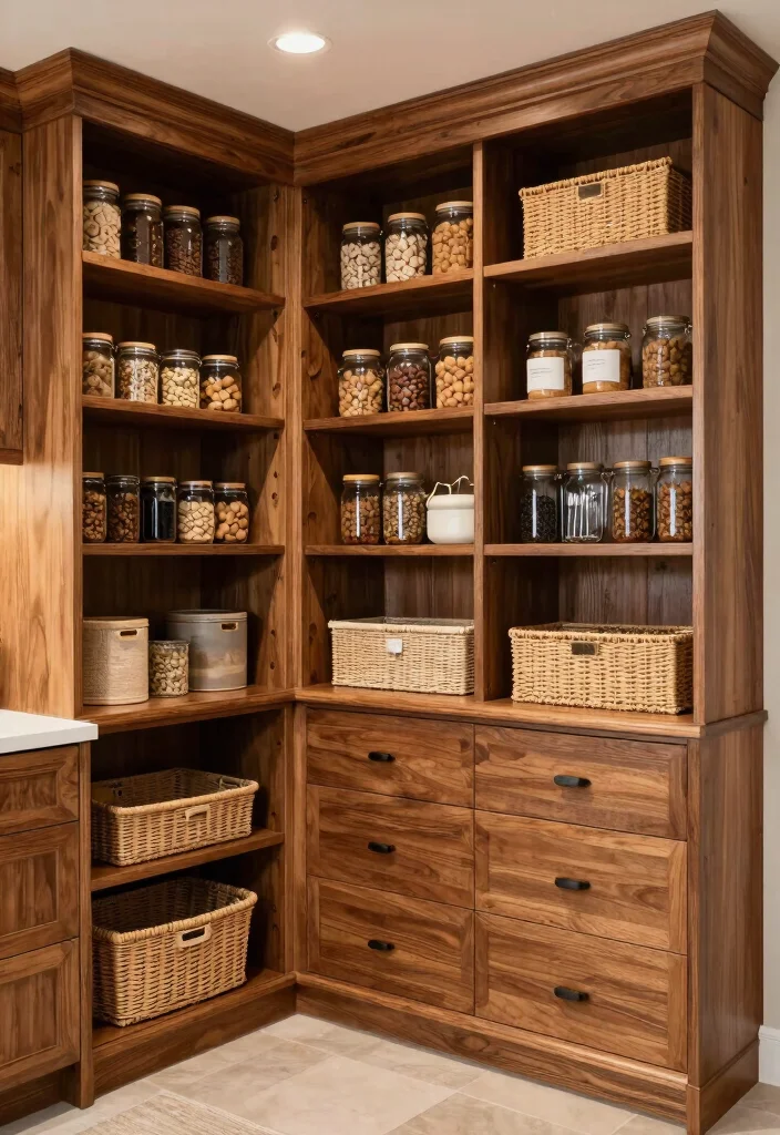 16 Small Kitchen Pantry Ideas That Feel Surprisingly Spacious 14 16 Small Kitchen Pantry Ideas That Feel Surprisingly Spacious - 14. Custom Built-In Cabinets 1