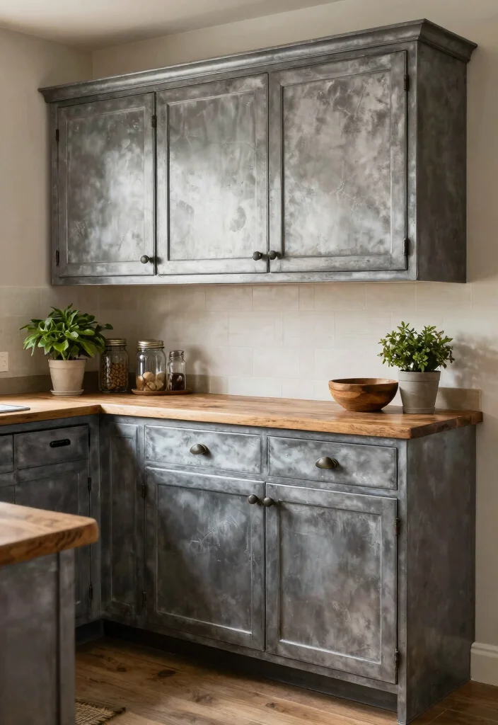 16 Steel Kitchen Cabinets Ideas With Industrial Edge 11 16 Steel Kitchen Cabinets Ideas With Industrial Edge - 11. Farmhouse Steel Charm 1