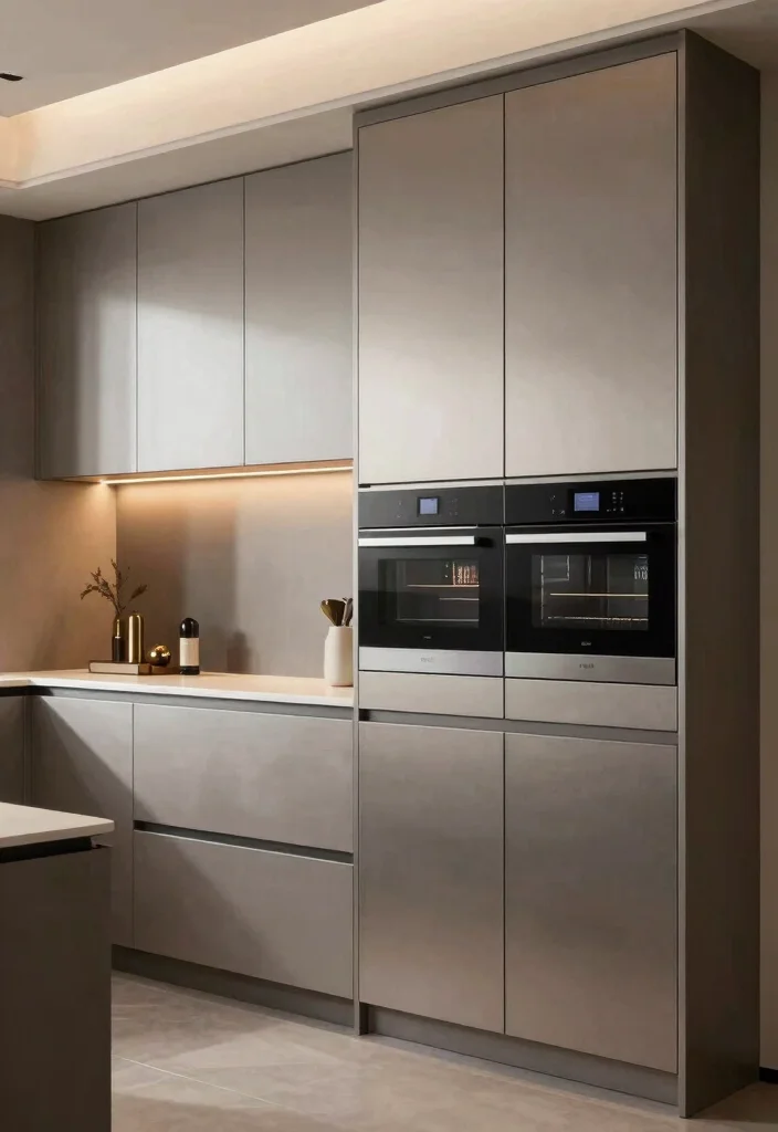 16 Steel Kitchen Cabinets Ideas With Industrial Edge 13 16 Steel Kitchen Cabinets Ideas With Industrial Edge - 13. Steel Cabinets with Integrated Technology 1