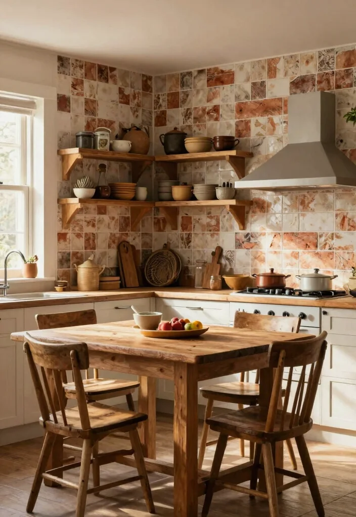 16 Tile Stickers Kitchen Ideas With Budget Friendly Refresh 7 16 Tile Stickers Kitchen Ideas With Budget Friendly Refresh - 7. Rustic Textures 1