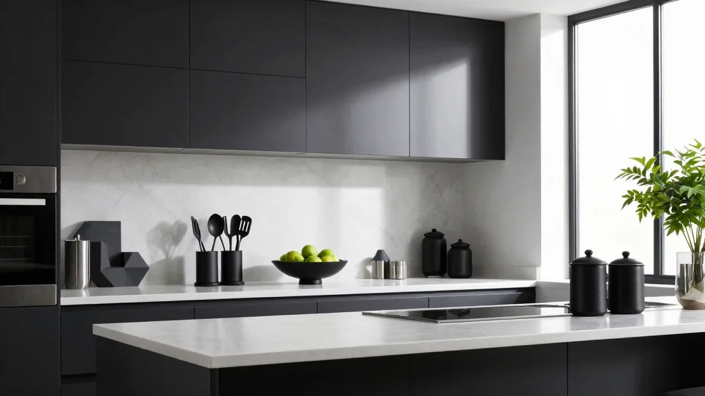 17 Black Kitchen Accessories Ideas With Bold Touch