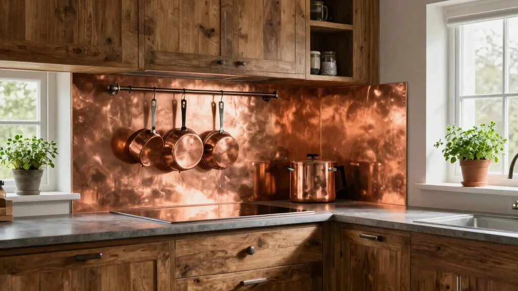 17 Copper Splashback Kitchen Ideas With Warm Shine