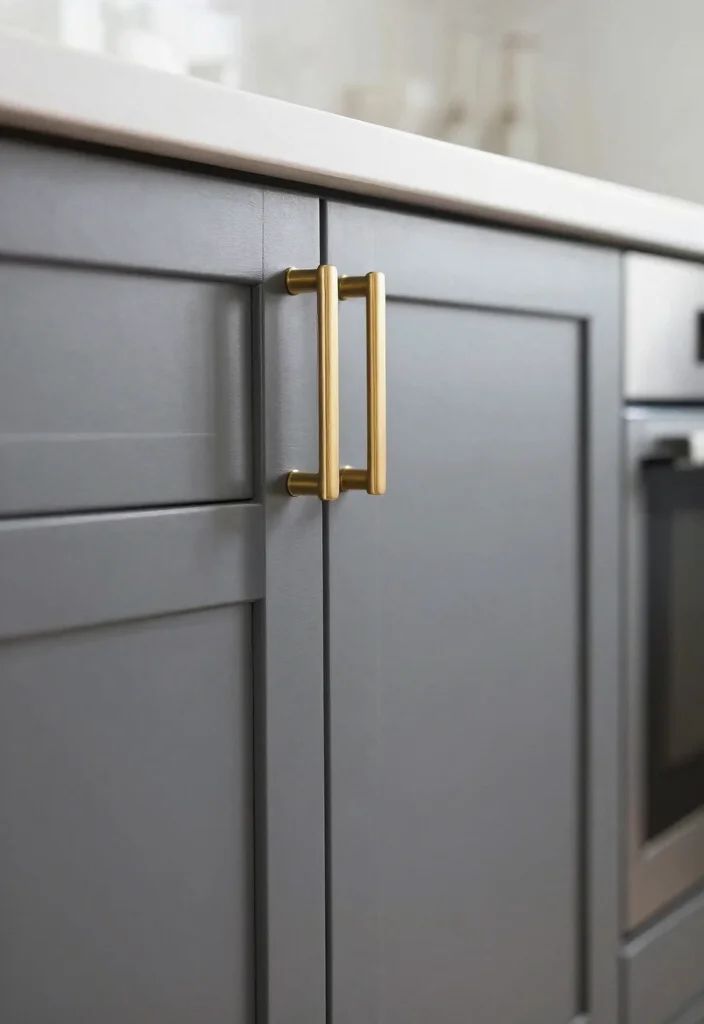 17 Dark Grey Cabinets Kitchen Ideas With Modern Edge 5 17 Dark Grey Cabinets Kitchen Ideas With Modern Edge - 5. Stylish Hardware Accents 1