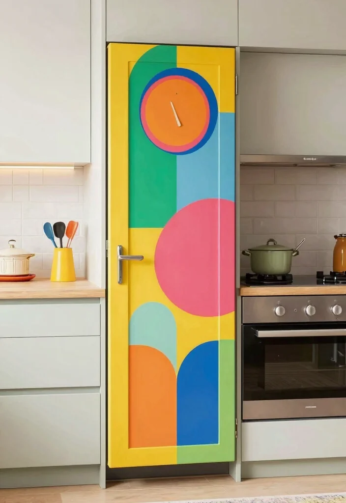 17 Kitchen Pantry Doors Ideas With Stylish Function 15 17 Kitchen Pantry Doors Ideas With Stylish Function - 15. Fun and Funky Designs 1