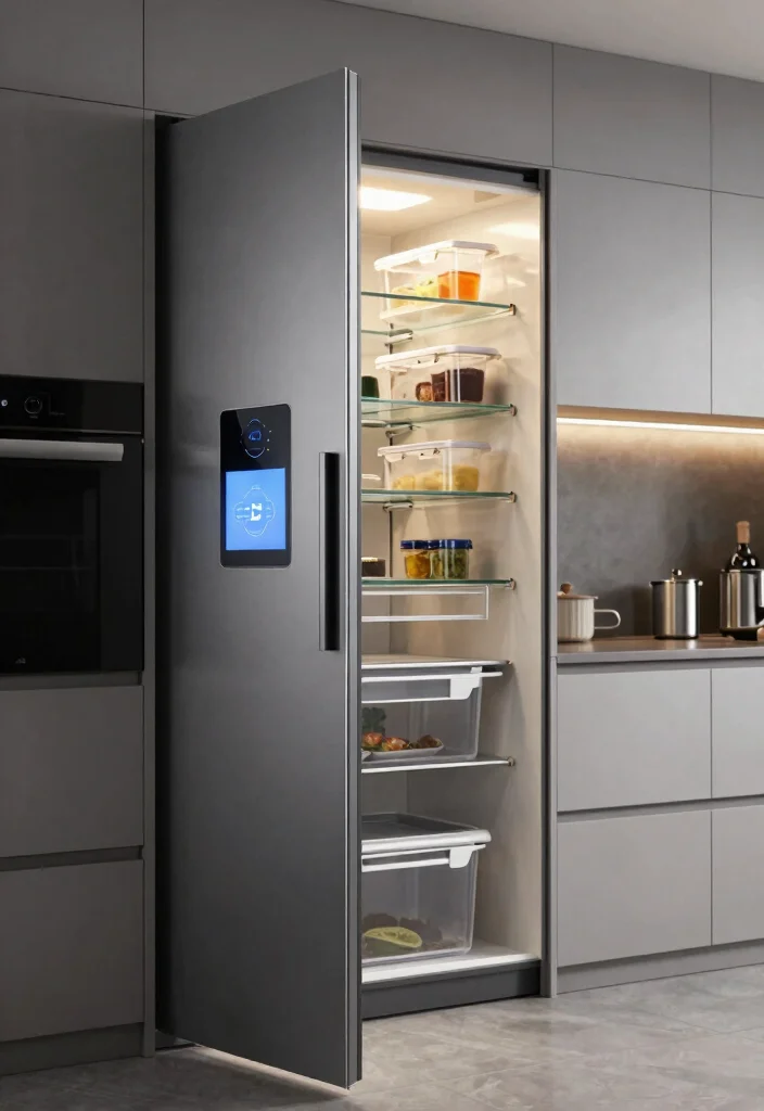 17 Kitchen Pantry Doors Ideas With Stylish Function 16 17 Kitchen Pantry Doors Ideas With Stylish Function - 16. Smart Tech Pantry Doors 1