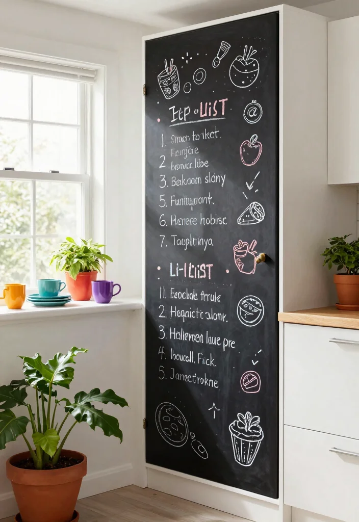 17 Kitchen Pantry Doors Ideas With Stylish Function 8 17 Kitchen Pantry Doors Ideas With Stylish Function - 8. Chalkboard Pantry Doors 1
