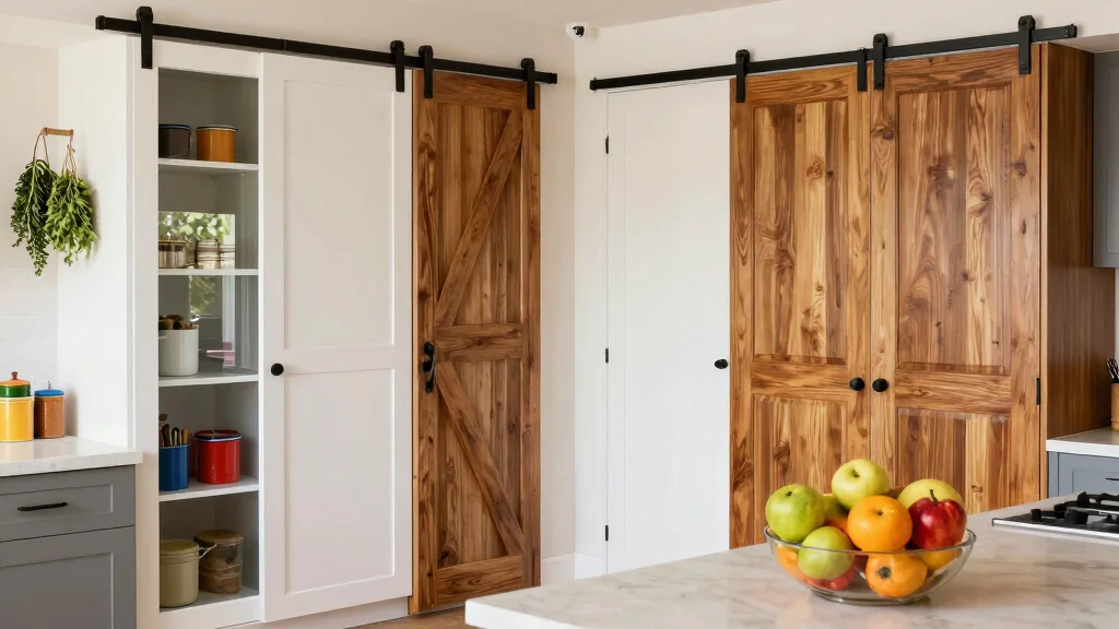 17 Kitchen Pantry Doors Ideas With Stylish Function