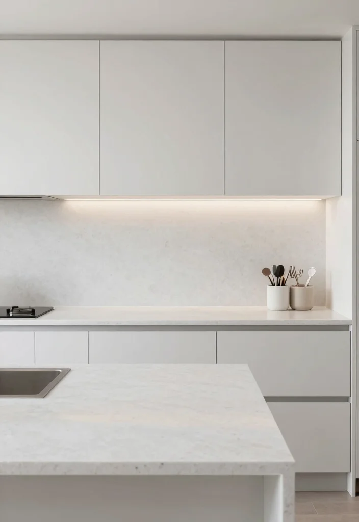 17 Kitchen Quartz Countertops Ideas With Durable Beauty 15 17 Kitchen Quartz Countertops Ideas With Durable Beauty - 15. Minimalistic Quartz Designs for Modern Aesthetics 1