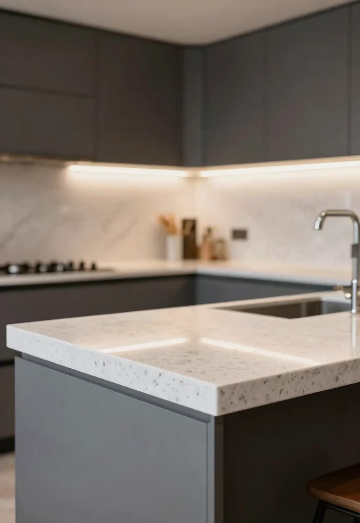 17 Kitchen Quartz Countertops Ideas With Durable Beauty 16 17 Kitchen Quartz Countertops Ideas With Durable Beauty - 16. Quartz with Unique Edge Profiles 1