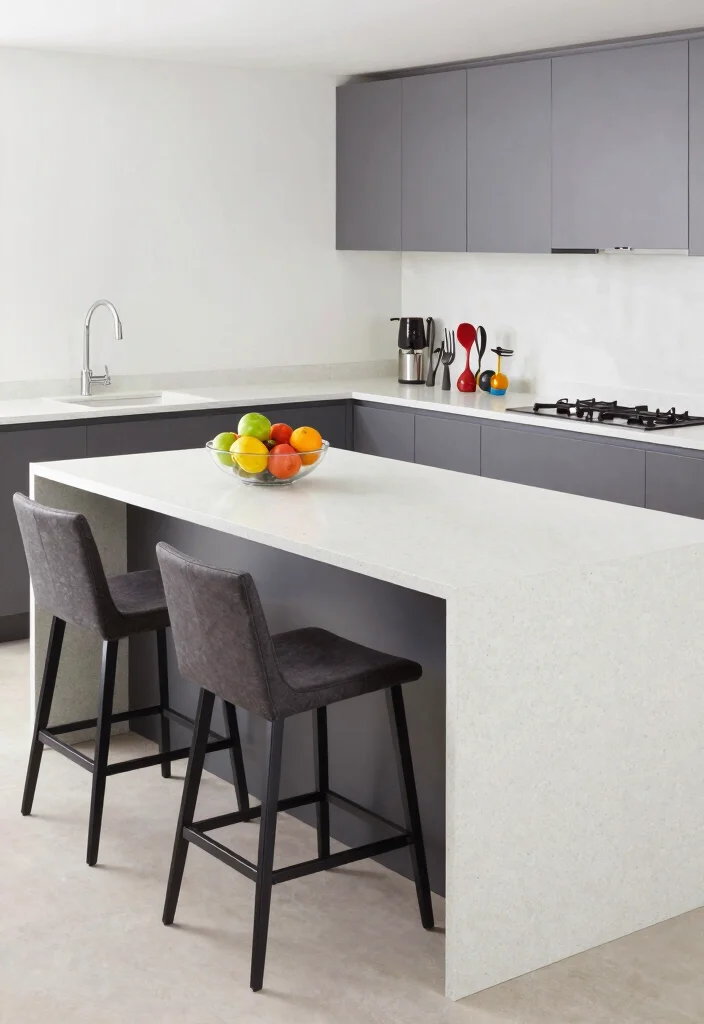 17 Kitchen Quartz Countertops Ideas With Durable Beauty 4 17 Kitchen Quartz Countertops Ideas With Durable Beauty - 4. Two-Tone Quartz for a Unique Twist 1