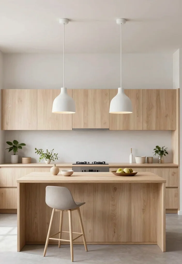 17 Large Pendant Lights Over Kitchen Island Ideas That Make a Statement 9 17 Large Pendant Lights Over Kitchen Island Ideas That Make a Statement - 9. Minimalist Scandinavian Designs 1
