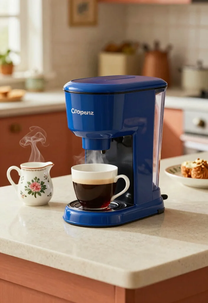 17 Retro Kitchen Appliances Ideas With Vintage Flair 4 17 Retro Kitchen Appliances Ideas With Vintage Flair - 4. The Nostalgic Coffee Maker 1