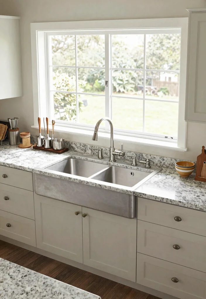 17 Sink Design Kitchen Ideas With Functional Style - 10. Double Sink Design 1