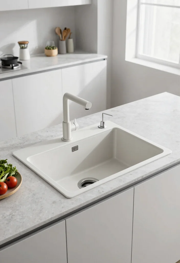 17 Sink Design Kitchen Ideas With Functional Style - 11. Minimalist Sink Design 1