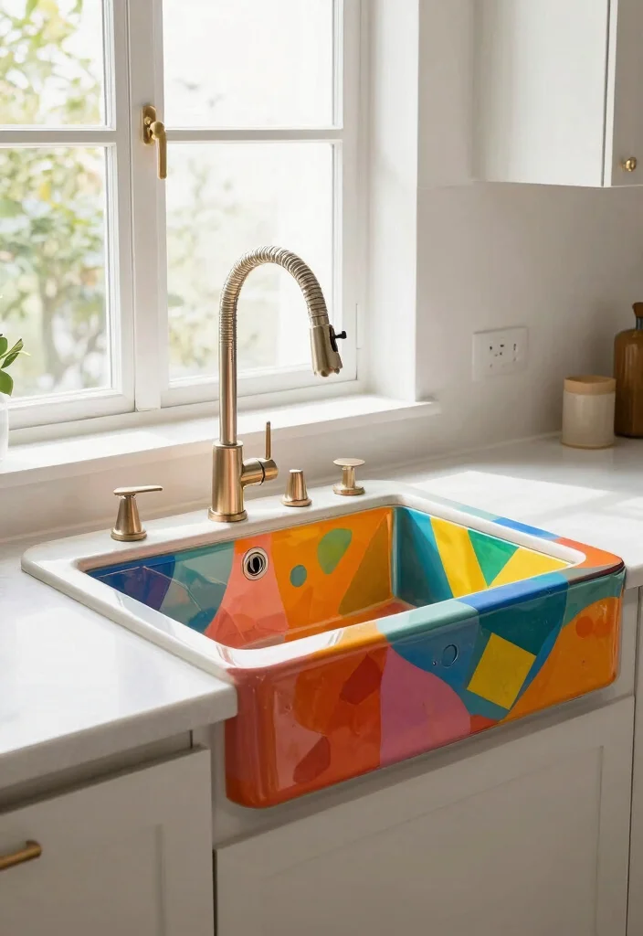17 Sink Design Kitchen Ideas With Functional Style - 17. Artistic Sinks 1