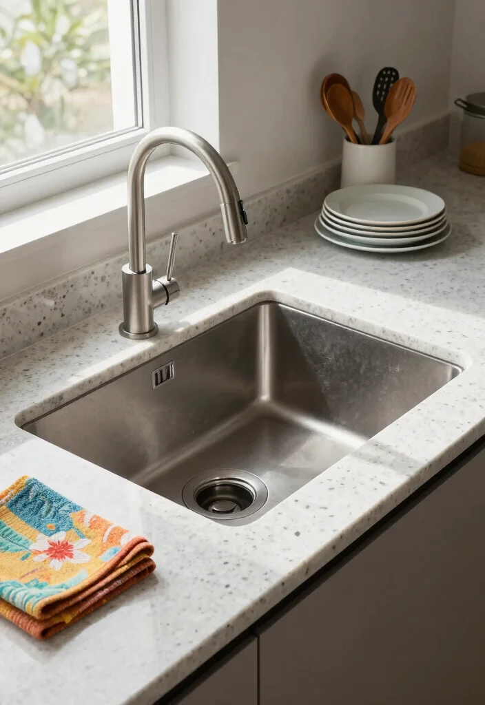 17 Sink Design Kitchen Ideas With Functional Style - 7. Under-Mount Sink 1