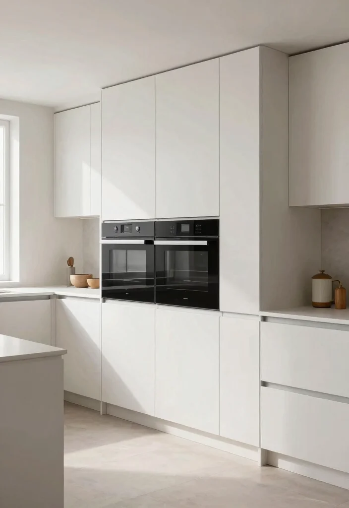 17 Slim Shaker Cabinets Kitchen Ideas With Modern Lines 10 17 Slim Shaker Cabinets Kitchen Ideas With Modern Lines - 10. Integrated Appliances 1