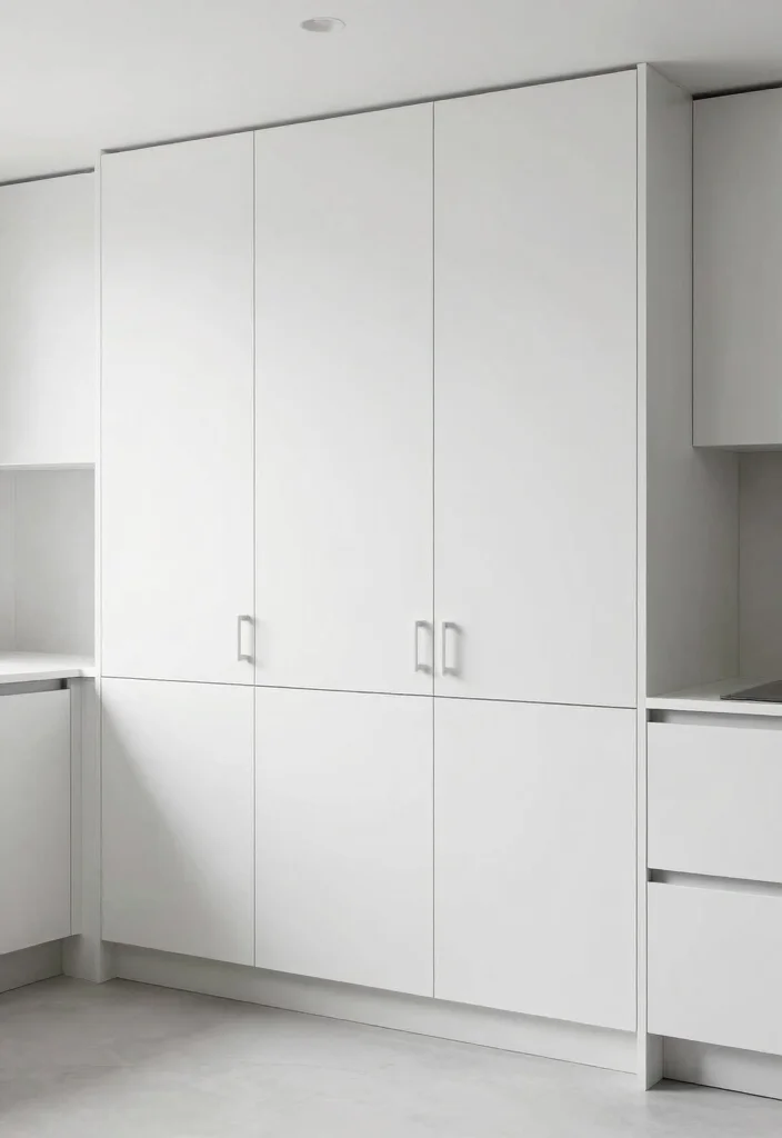 17 Slim Shaker Cabinets Kitchen Ideas With Modern Lines 14 17 Slim Shaker Cabinets Kitchen Ideas With Modern Lines - 14. Minimal Hardware 1