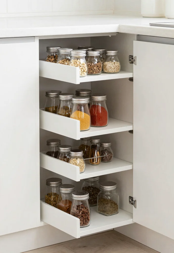 17 Slim Shaker Cabinets Kitchen Ideas With Modern Lines 16 17 Slim Shaker Cabinets Kitchen Ideas With Modern Lines - 16. Functional Corner Solutions 1