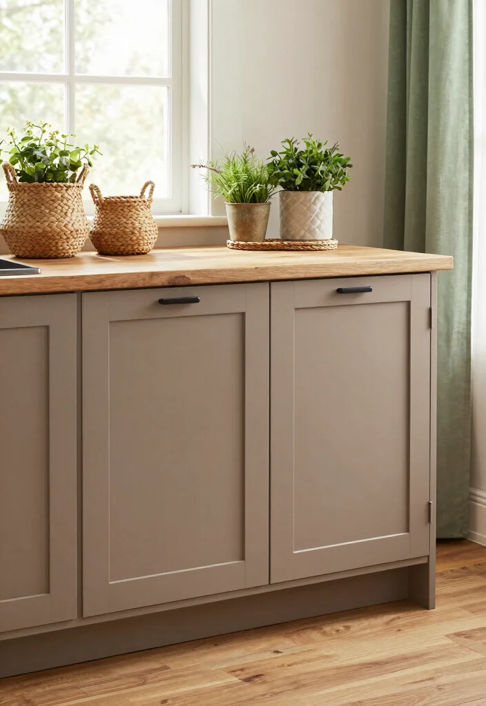 17 Slim Shaker Cabinets Kitchen Ideas With Modern Lines 2 17 Slim Shaker Cabinets Kitchen Ideas With Modern Lines - 2. Earthy Tones with Texture 1